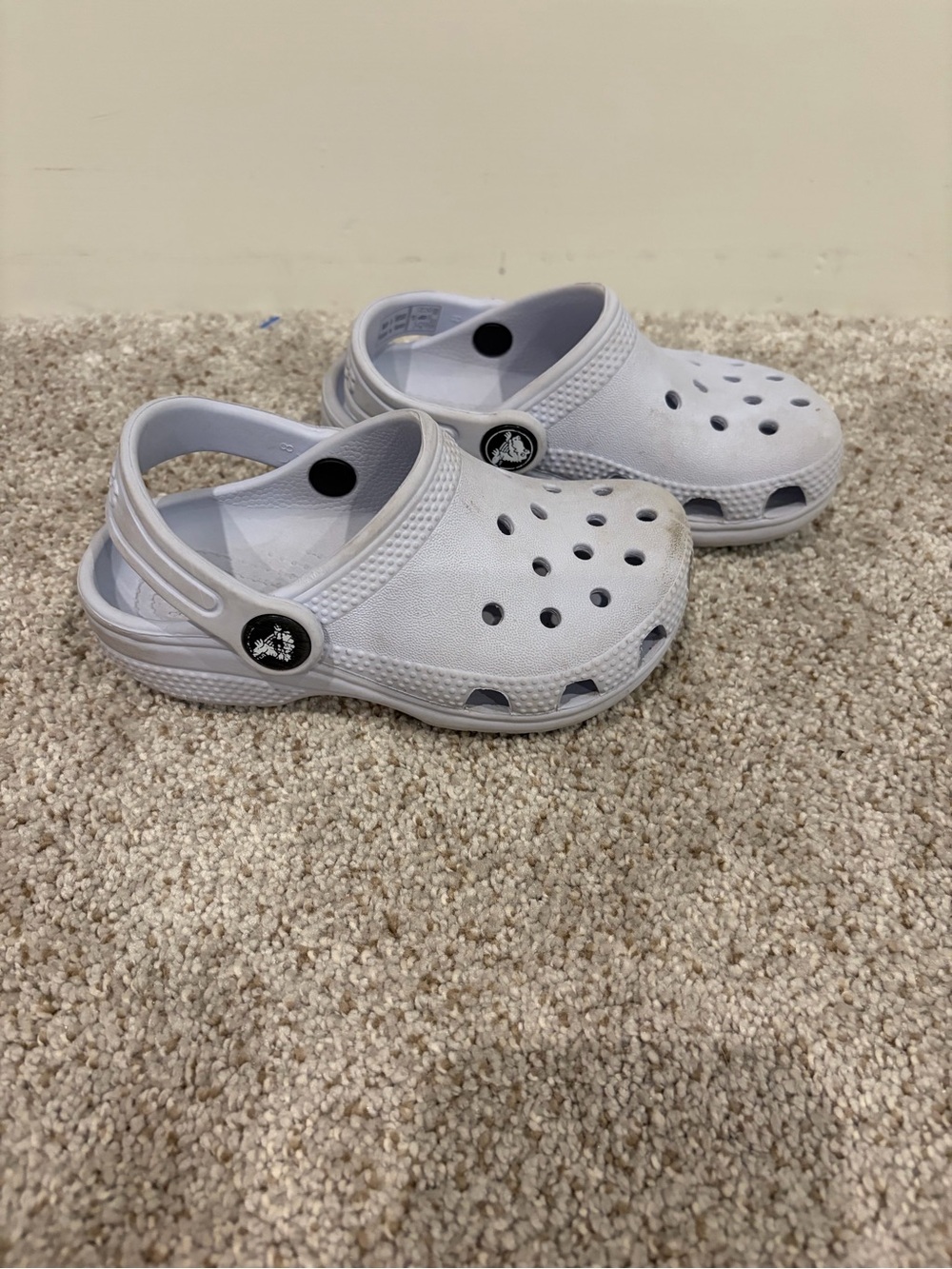 Crocs Kids Classic Light Purple Lavender Clogs Size C8